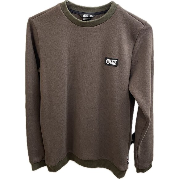Picture Organic Tofu Sweater Mens Sz M Green  Polartec MSRP $100 - Picture 1 of 10